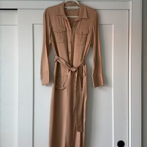 Zara exclusive shirt dress with long sleeves